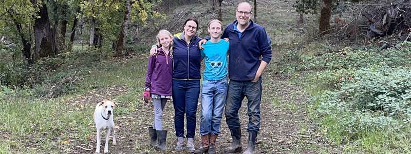 The founding family of Oakland Creek Vineyards